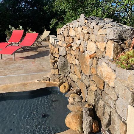 Le Mazet, Studio Avec Terrasse Et Acces Piscine Saint Alban Auriolles Exteriör bild