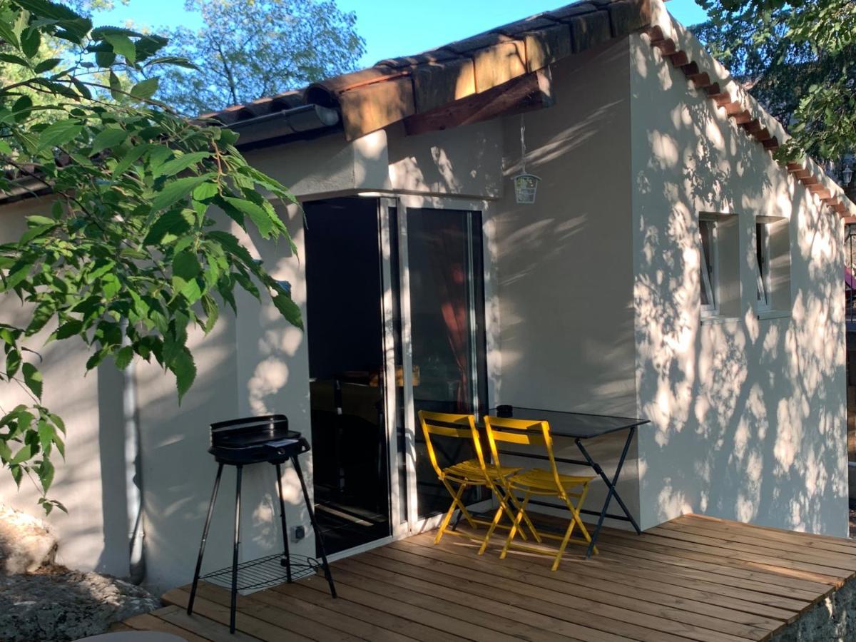 Le Mazet, Studio Avec Terrasse Et Acces Piscine Saint Alban Auriolles Exteriör bild