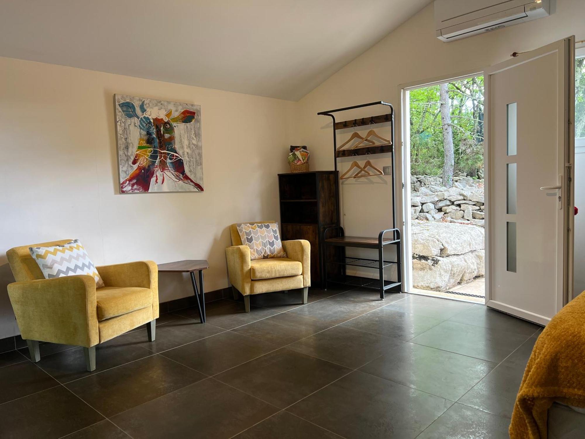 Le Mazet, Studio Avec Terrasse Et Acces Piscine Saint Alban Auriolles Exteriör bild